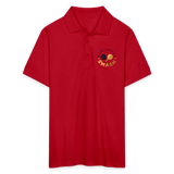 Mens LV Smash Club Polo - red